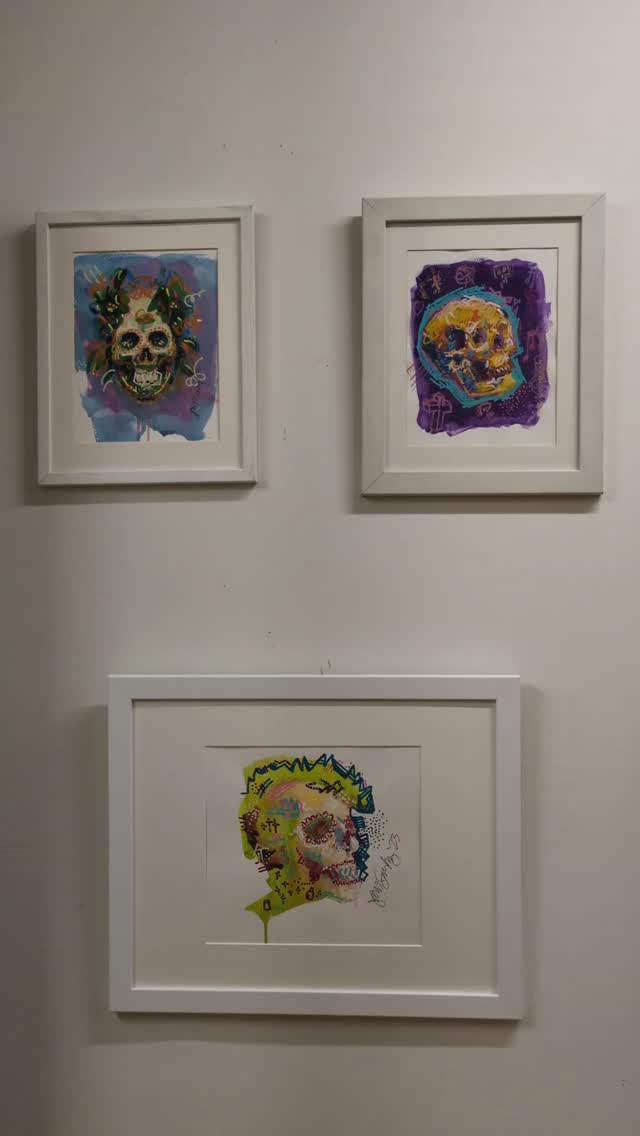 The very talented @chicodynamite has work displayed in @eiteljorgmuseum in the L
